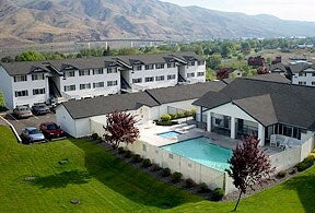one-, two-, and three-bedroom homes, with expansive views